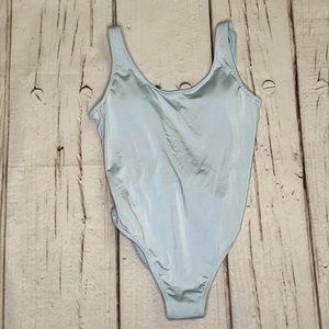NEVER WORN Baby blue body suit/ swim suit! NWT